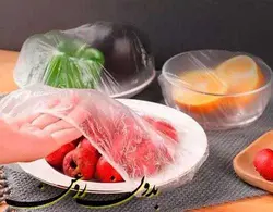 کاور پلاستیکی غذا و میوه 100 عددی مدل 03