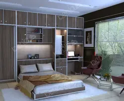 تخت تاشو دونفره عمودی کد BW-21100Vertical double wall bed BW-21100