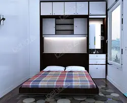 تخت خواب تاشو دو نفره عمودی کد BW-21114Vertical double wall bed BW-21114