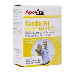 کپسول کاردیوفیت پلاس امگا و کیوتن آپوویتال بسته 30 عددی