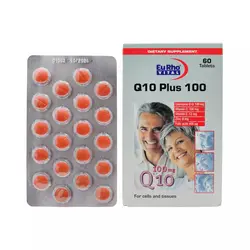 قرص کیوتن پلاس ۱۰۰ یوروویتال بسته ۶۰ عددی