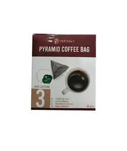 قهوه دمی (هرمی) آسان مصرف (کافئین بالا)