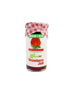 مربا توت فرنگی بدون شکر افزوده