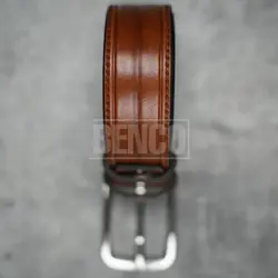 کمربند چرمی مردانه مدل داغی وسط