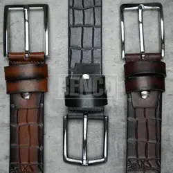 کمربند چرمی مردانه مدل سنگی