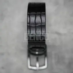 کمربند چرمی مردانه مدل سنگی