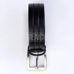 کمربند چرمی مردانه مدل دو دوخت وسط