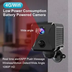 دوربین سیمکارتی کوچک 20 ساعت شارژ V380PRO 4G/WifiMini wireless 4G V380 Cube camera