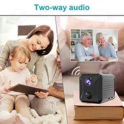 دوربین سیمکارتی کوچک 20 ساعت شارژ V380PRO 4G/WifiMini wireless 4G V380 Cube camera