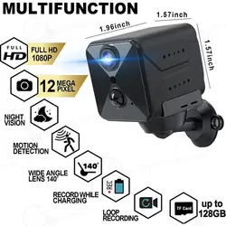 دوربین سیمکارتی کوچک 20 ساعت شارژ V380PRO 4G/WifiMini wireless 4G V380 Cube camera