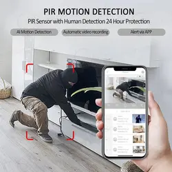 دوربین سیمکارتی کوچک 20 ساعت شارژ V380PRO 4G/WifiMini wireless 4G V380 Cube camera