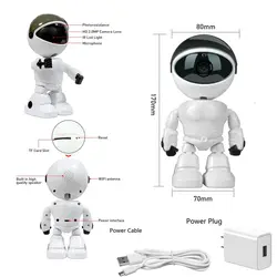 دوربین ربات پرستار کودک yoosee fullHDAuto Tracking Cloud Storage Surveillance Robot CCTV Camera 1080P Wifi HD Night Vision Camera