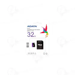 رم میکرو 32 گیگ ای دیتا ADATA Premier V10 U1 A1 100MB/sADATA Premier V10 U1 A1 100MB/s 32GB microSD Memory Card