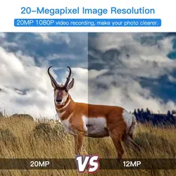 دوربین شکاری چهار مگاپیکسل trail camera 4mpTRAIL CAMERA 4 megapixel 20m IR