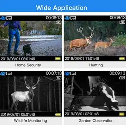 دوربین شکاری چهار مگاپیکسل trail camera 4mpTRAIL CAMERA 4 megapixel 20m IR