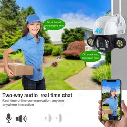 دوربین مداربسته تحت شبکه مدل مینی اسپید دام مدل v380 5mp 4Gwifi speed dome 4g camera s2