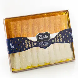 نبات کریستال چوبی سفید و زعفرانی برآلین بسته 20 عددی