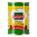 كنسرو ذرت شیرین دلپذیر