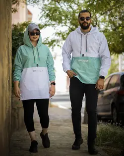 ست هودی بارانی مردانه و زنانه D111 و D705 برساد
