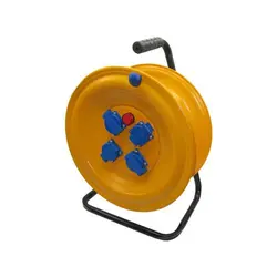 قرقره سیار 4 خانه 50 متری با کابل 1.5*2