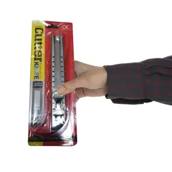 کاتر دنده ای اتومات بدنه پلاستیکی نایف قرمز 100 عددی