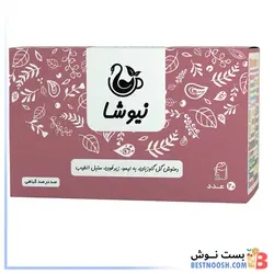 دمنوش گل گاوزبان و به لیمو و زیرفون و سنبل الطیب نیوشا