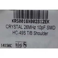 کریستال CRYSTAL 20PF 26MHZ SMD