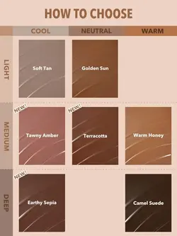 کانتور مایع شیگلم رنگ Tawny Amber