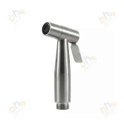 شات آف توالت استیل مات – براکت فشاری