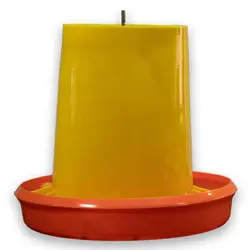 سطل دانخوری زرد10کیلویی10 kg yellow feeding bucket