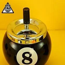 زیر سیگاری بزرگ طرح توپ بیلیارد