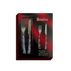 کارد و چنگال دسته گلدار KD-101 BONITOBN-101