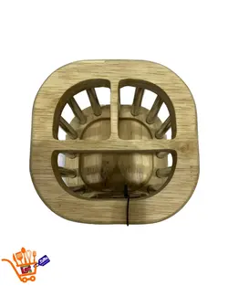 جا قاشق چنگال چوب فلز 661067hayllo