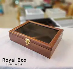 جعبه قاشق و چنگال رویال دو خانه مدل Royal Box  9903B