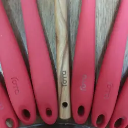 ست کفگیر ملاقه سیلیکونی روما Roma قرمز