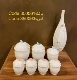 سرویس بانکه ادویه پاسماوری چینی طرح پرندهparadise