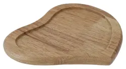 کاسه سالاد خوری چوب سرامیک سیلویا قلبی با قاشق چوبی