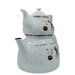 کتری و قوری دسته بغل لایت ترکیه light مدل کاکتوس