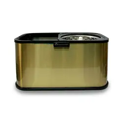 سطل و تی زمین شوی چرخدار WS در 3 رنگ استیل،طلایی،مشکی