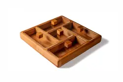 اردو خوری پنج خانه درب دار چوب راش 11035