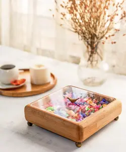 اردو خوری و شکلات خوری درب دار چوب راش 11048