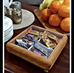 اردو خوری و شکلات خوری درب دار چوب راش 11048