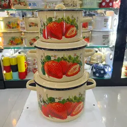 سرویس قابلمه لعابی ۶پارچه روسی با کیفیت عالی و تخفیف ویژه