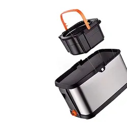 سطل و تی چرخشی استیل 512ss Green