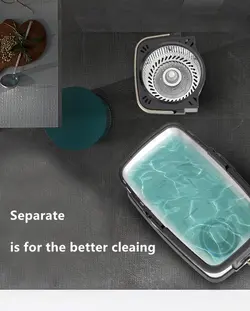 سطل و تی چرخشی استیل 512ss Green