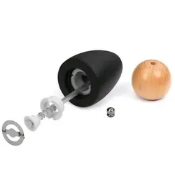 نمک ساب و فلفل ساب چوبی رنگ مشکی در تیره در سه سایز