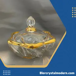 قندان تولیپ  _ لبه طلایی