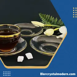 نعلبکی _ لبه طلایی