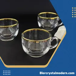فنجان تخم مرغی _ لبه طلایی