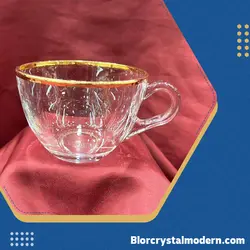 فنجان بیسیک _  لبه طلایی